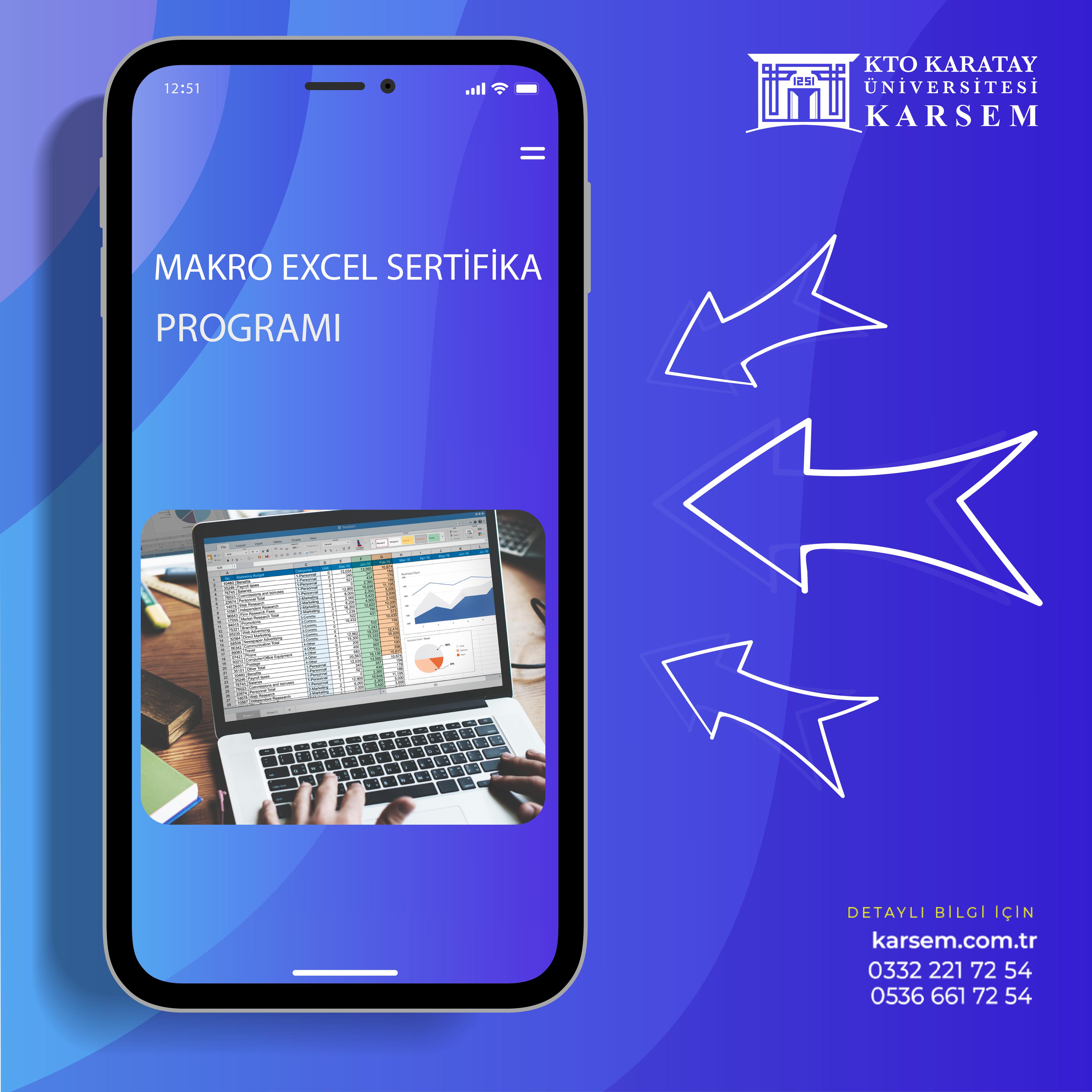 Makro Excel Sertifika Programı