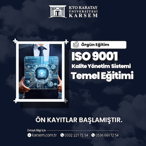 ISO 9001 Kalite Yönetim Sistemleri Temel Eğitimi