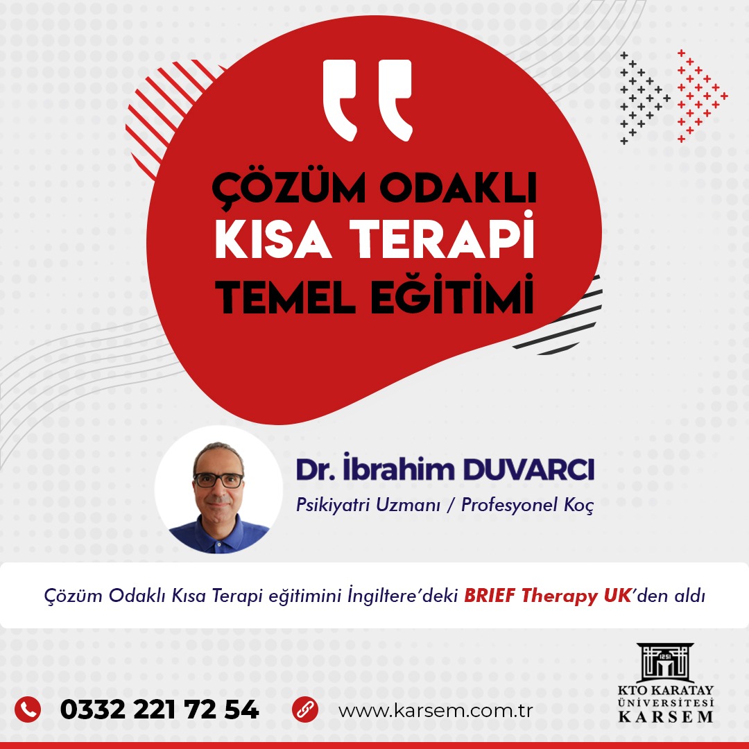 Çözüm Odaklı Kısa Terapi Temel Eğitimi
